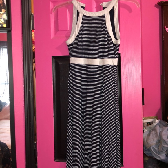 Blue stripe dress - Picture 1 of 2